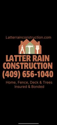 Latter Rain Construction