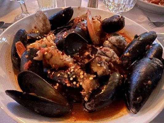 Seafood Diavolo