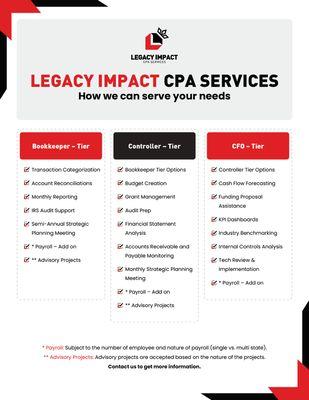 Legacy Impact CPA Services