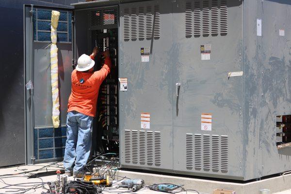 Full electrical installation services on all job sites.