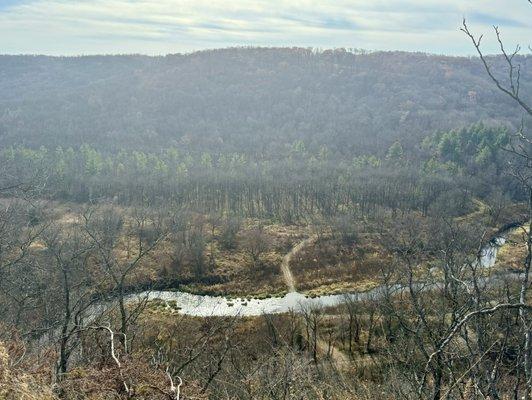 Larkin Overlook in Yellow River State Park.
