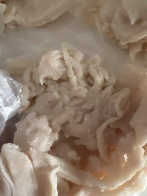 Gross raw and spoiled