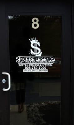 Custom apparel printing at Sincere Legends in Hillsborough, NJ