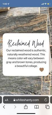 how it was advertised