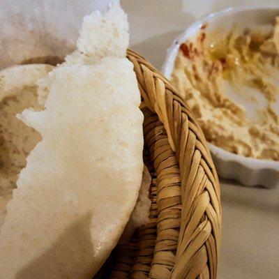 homemade bread and hummus (or what's left of it muahahaha)