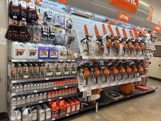 Stihl equipment too!