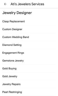 Ati's Jewelers LTD