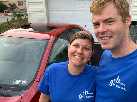 Greg and Breanne Cleaning