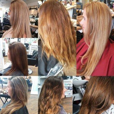 All the colors of Michelle.# Goldwellcolor # Olapex #California Hair #