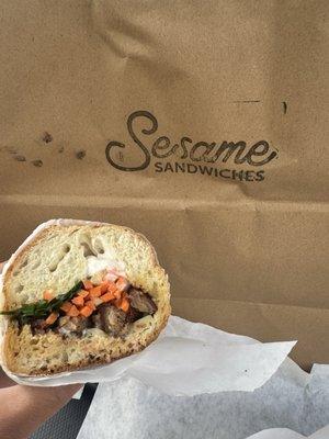 Sesame Sandwiches