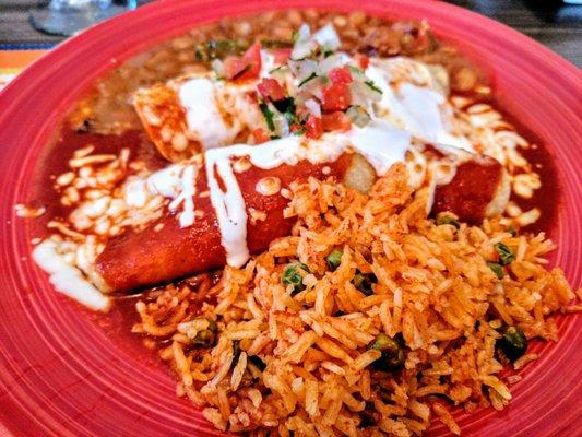 Enchiladas de carne