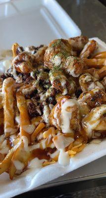 Surf n Turf with honey garlic and ranch