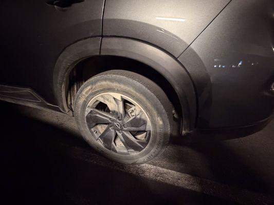 tire needed air ...and just dirty in general ( didn't take more pics of interior)