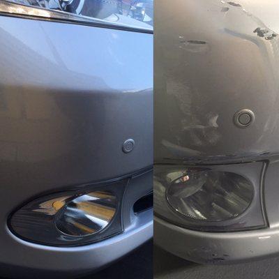 my car before picture to the right and after picture on the left. was super impressed!