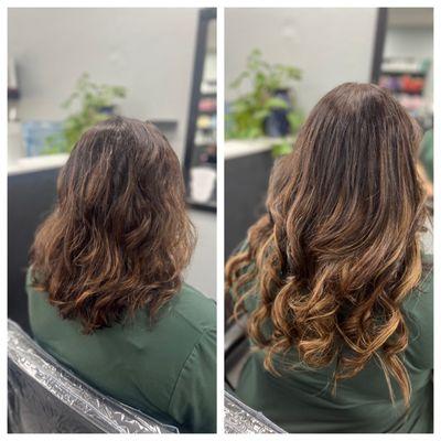 Extensions a a great way to add volume length and color changes