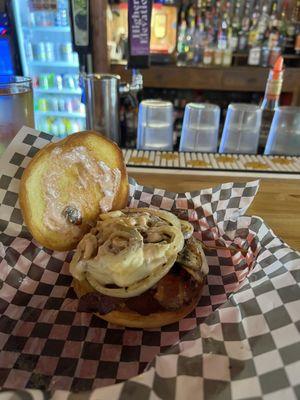 Bacon Mushroom Swiss 10 of 10 !!