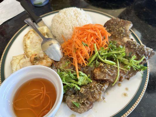 Grilled Pork and Rice