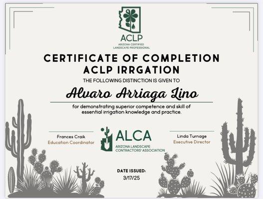 We believe in continuing education for our employees to deliver superior service to our clients