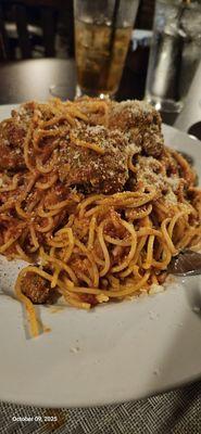 Spaghetti and Meatballs
