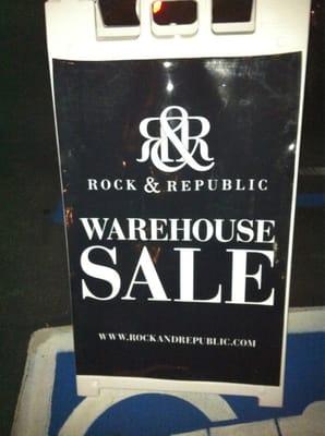 Rock & Republic Sample Sale