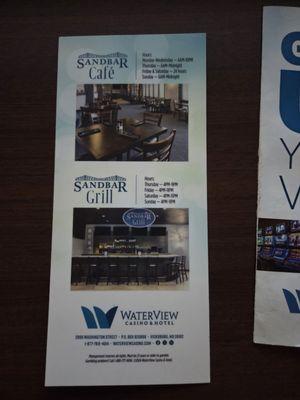 Restaurant hours of operation