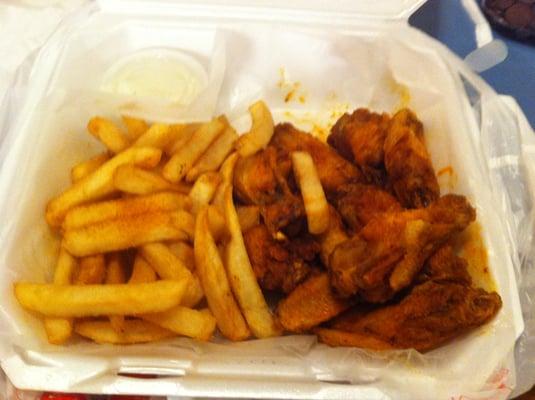 Wings combo- came with plenty of fries and a drink