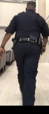 Chief Cherilus conducting interior foot patrol.
