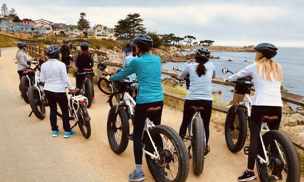 The Monterey Coastal Trail runs all the way to Lover's Point -- a beautiful ride along the bay that's perfect for groups.