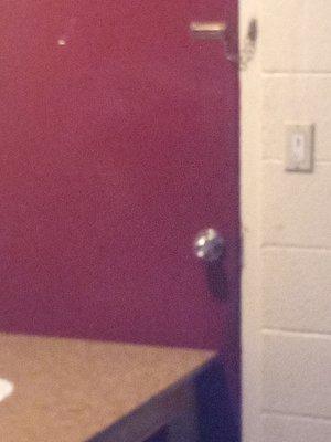 Such a BS lock on the door thank God the tables are heavy!