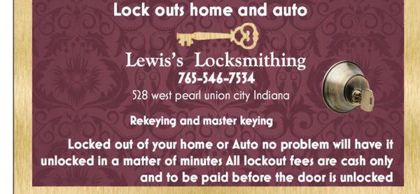 Lewis’s Locksmithing
