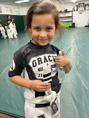 Getting her second stripe