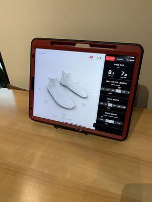 Cool machine that will identify what custom shoe is perfect for you