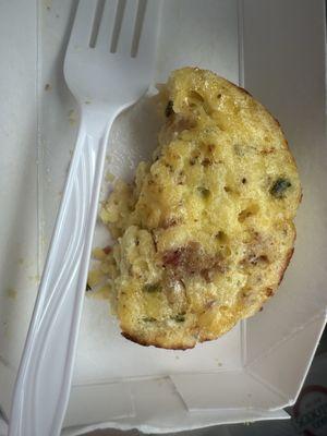 Sausage and cheese egg bite