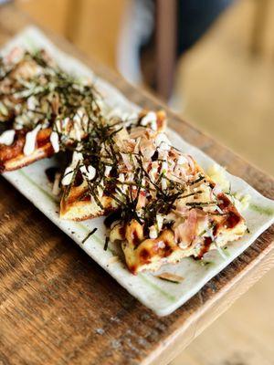 Takoyaki waffles