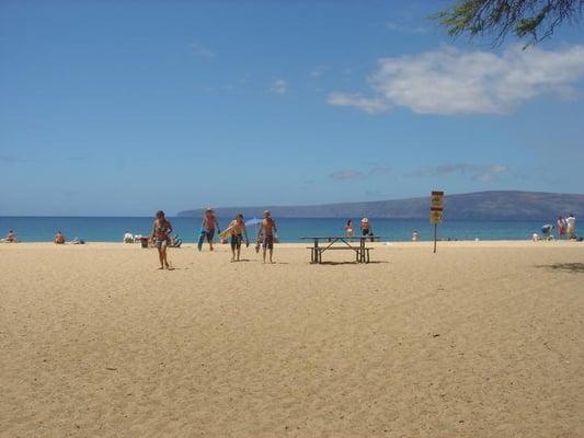 So I forgot to take a pic of the trailer...but here's Big Beach!