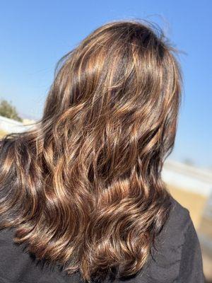 Alonzo did a beautiful job. I love him. He's so compassionate, fun, funny professional, and perfect when it comes to hair color and cut