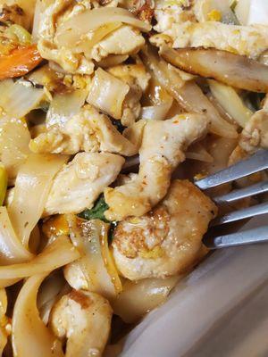 Chicken when I asked for tofu. Incorrect food