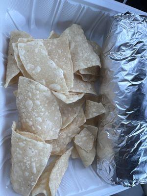 Even the chips they are stingy about