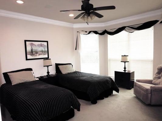 Double Occupancy Suite.  Note the great lighting with the recessed lighting, natural lighting and crown molding for a beautif...