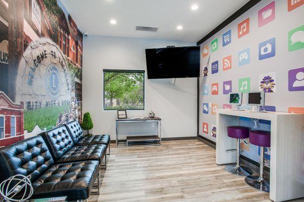 Waiting Room & iPad station!