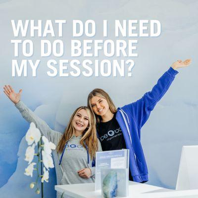 Absolutely nothing! We supply you with everything you need for your session.