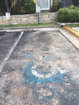 Sells their handicapped spaces to people for money