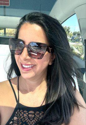 Love the haircut and the partial highlights in my hair! Thanks, Kristin!