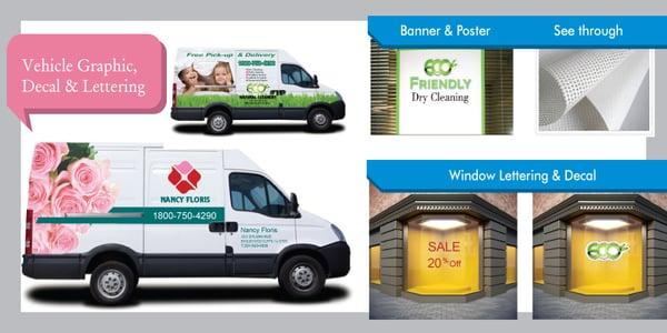 Car Graphics , Window Decals, Banners & Posters