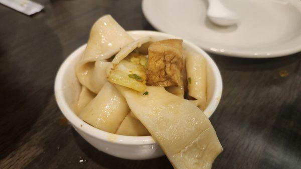 Hotpot hand cut noodles. Absolutely amazing