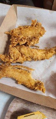 Chicken fingers, SMALL AND THIN
