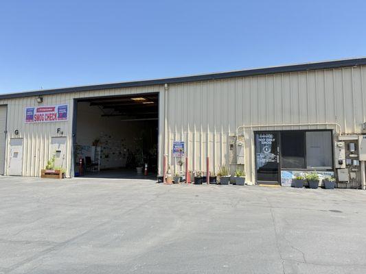 Front of the business