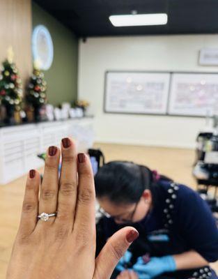 Winter colors are darker shades for me, what about you? :)