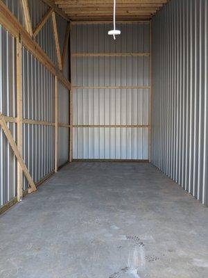 A safe place for your stuff to hibernate. Many different sizes offered. Most with 10ft wide x 10ft high doors.