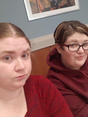 At inservice training